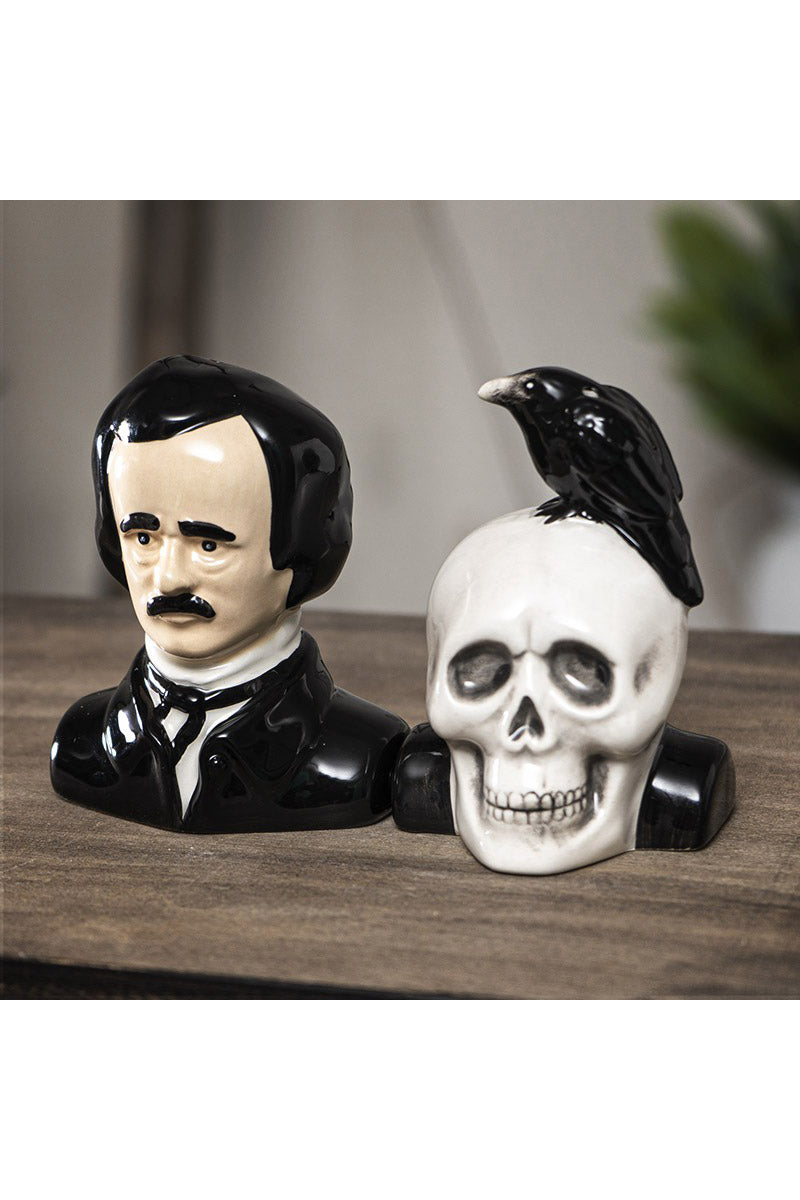 Edgar Allan Poe Salt & Pepper Shaker Set