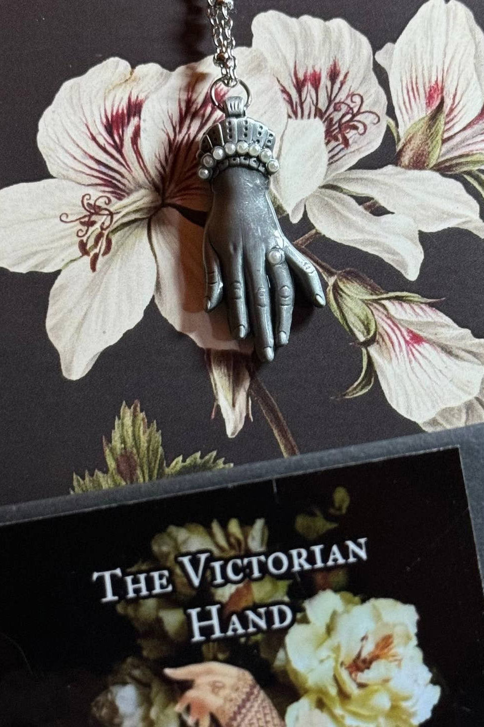 victorian hand necklace by seance