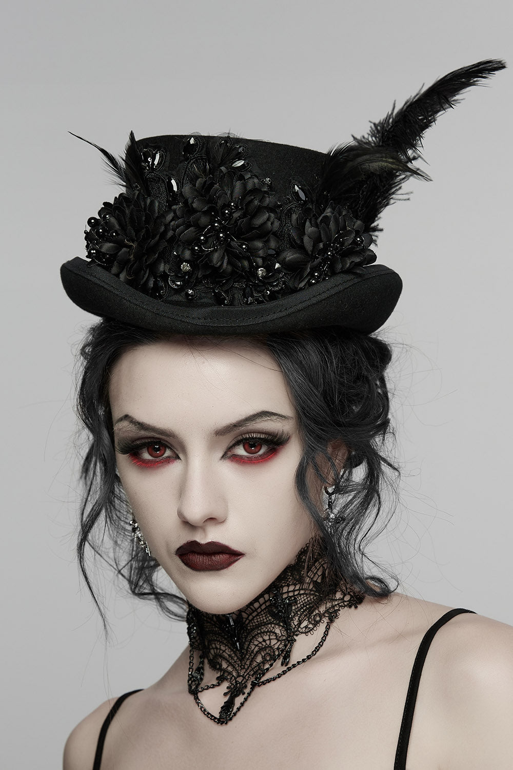 romantic gothic top hat