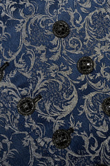 ornate button-up vest for men