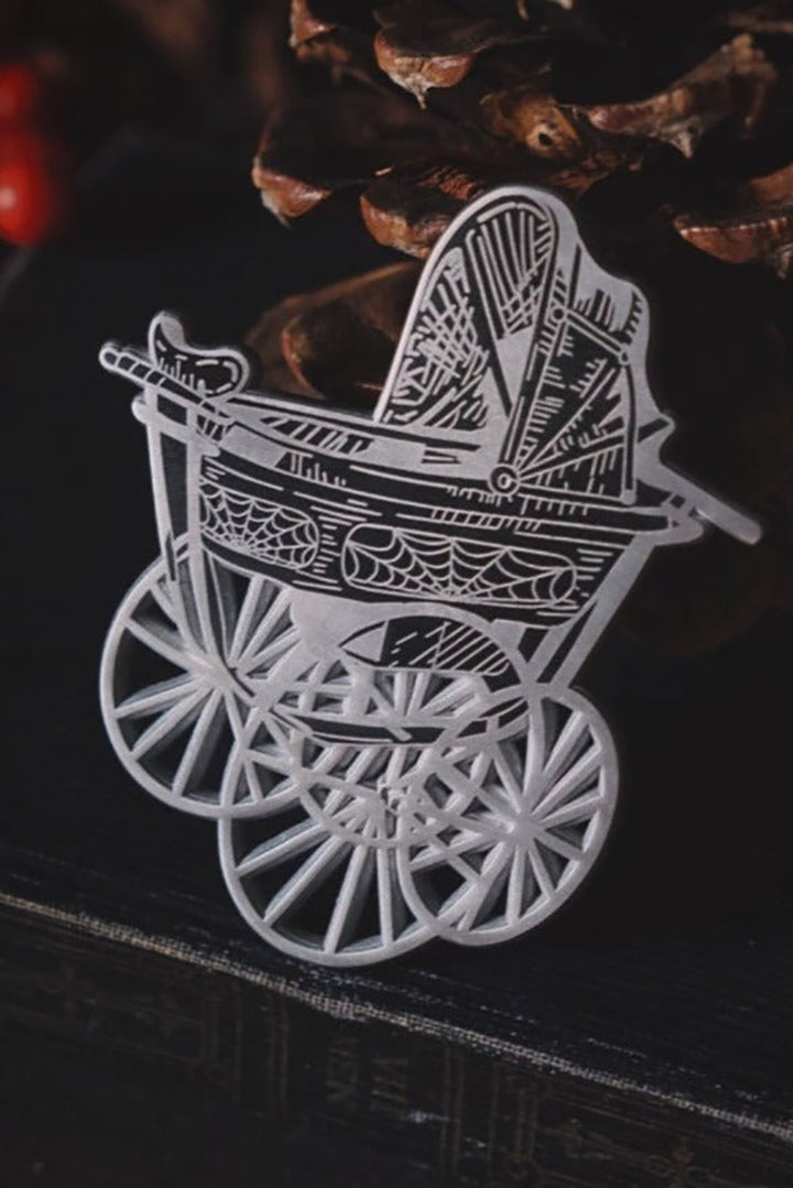 gothic spooky victorian pin