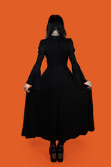 long puffed sleeve gothic dress