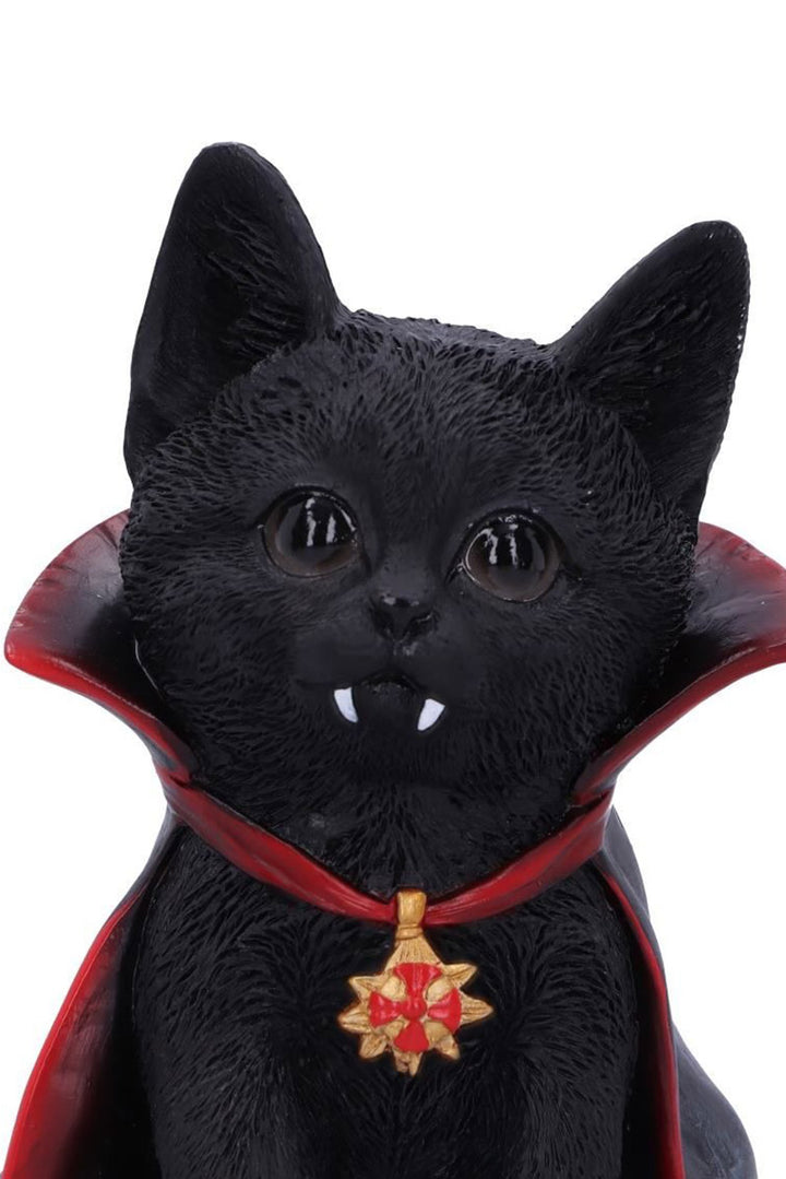 cute gothic cat statue