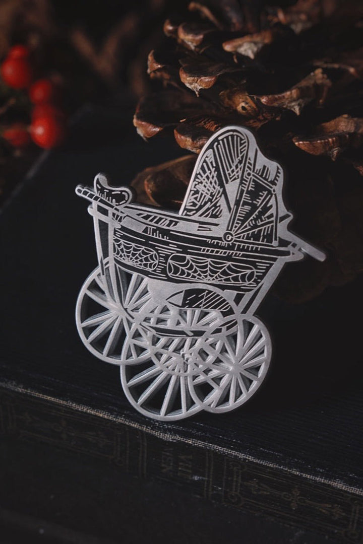 old fashioned horror victorian pin