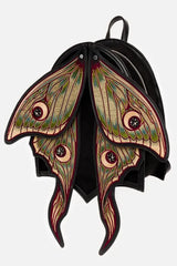 witchy cottagecore backpack with attached wings