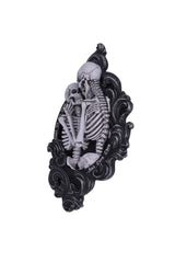 kissing skeleton wall art sculpture