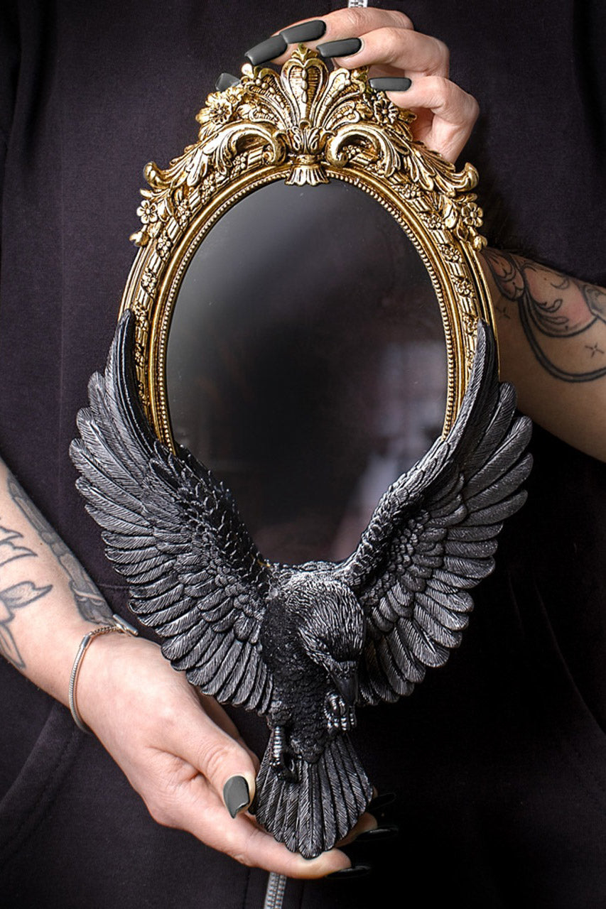 victorian gothic wall mirror by alchemy england 