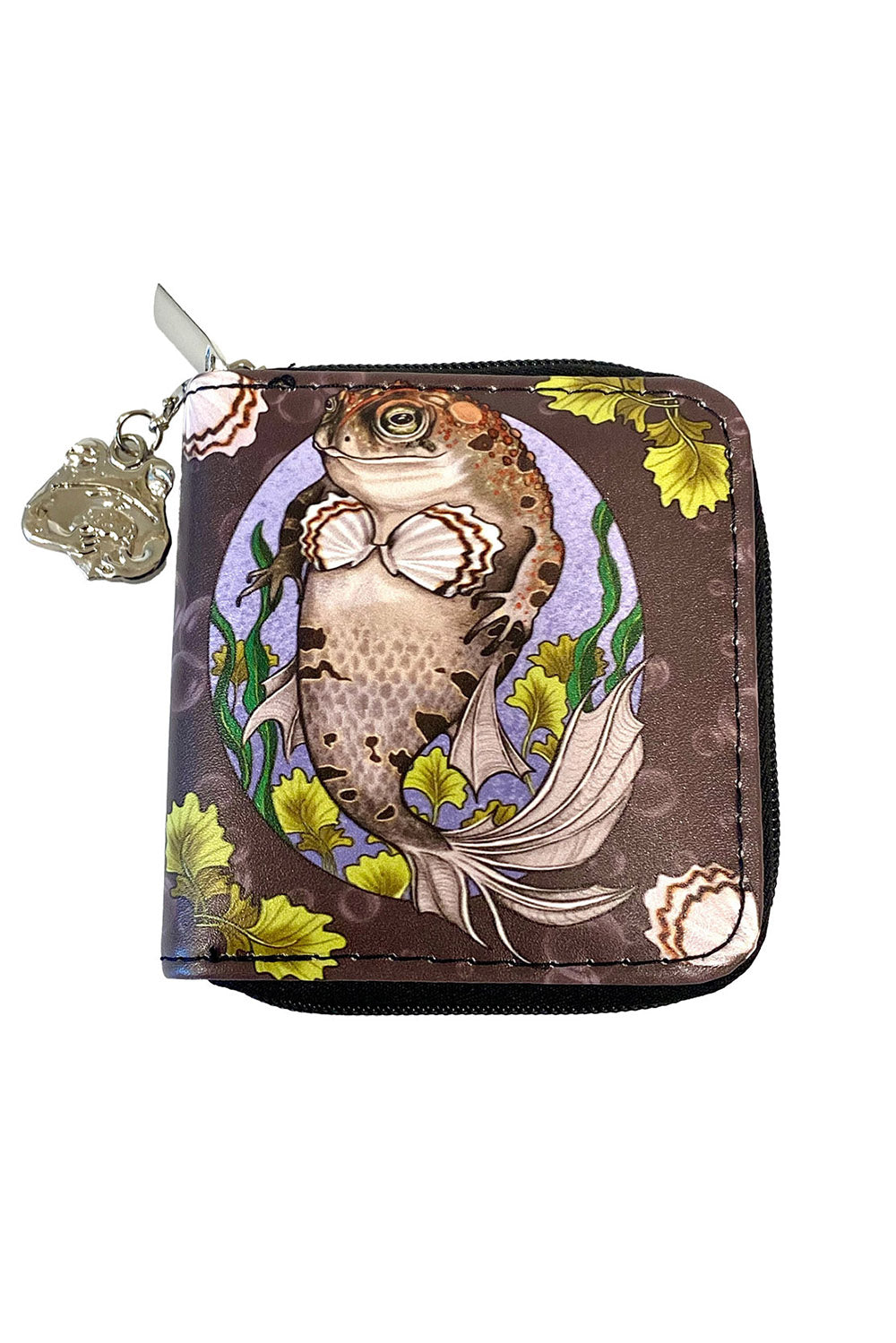mermaid frog funny wallet