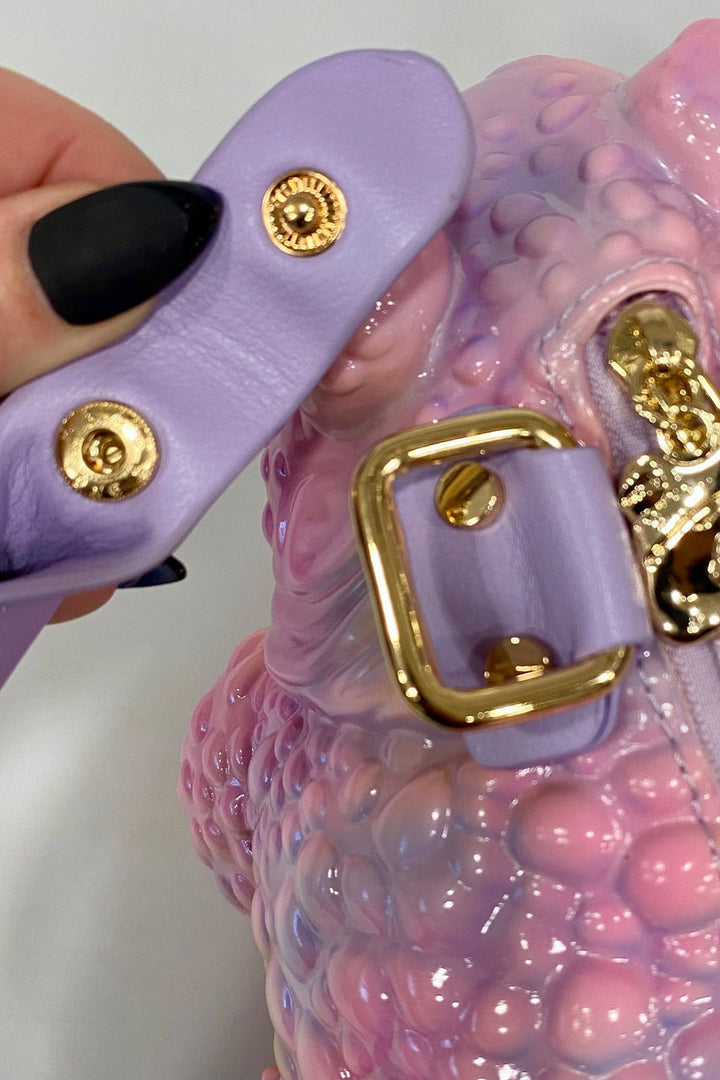 light pink weirdcore purse