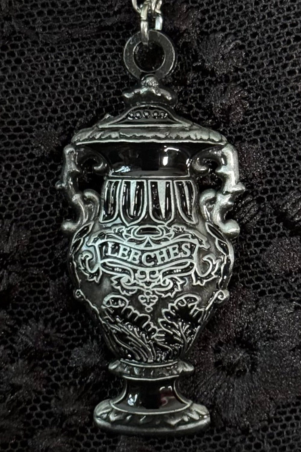 leech jar necklace