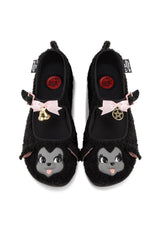 creepy cute black lamb shoes 
