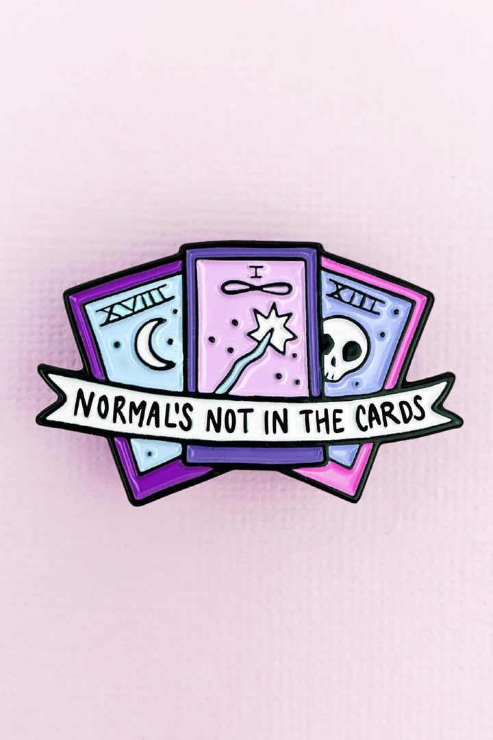 Normal's Not in the Cards Enamel Pin