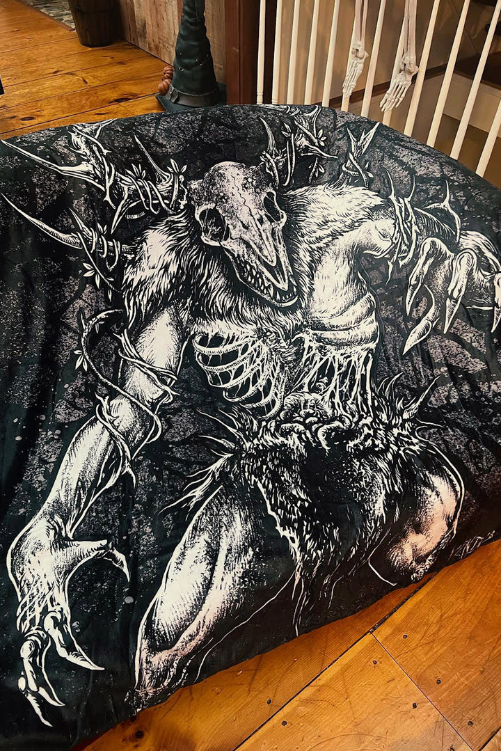 soft spooky blanket for couch