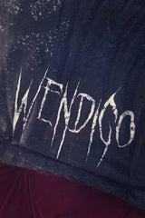 horror monster wendigo throw blanket