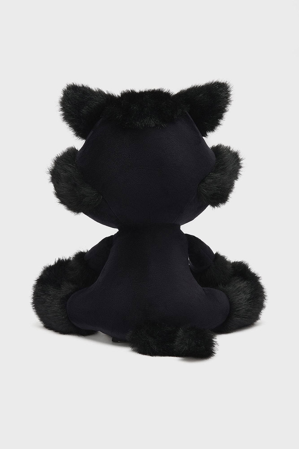 creepy cute black werewolf stuffed animal plush toy