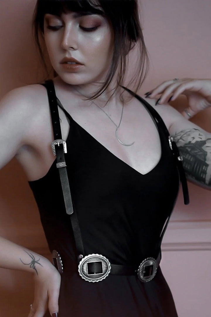 Mojave Poison Western Goth Conch Harness