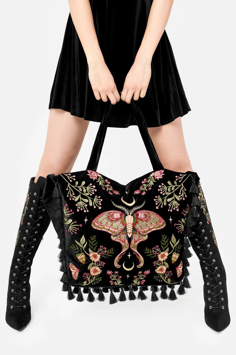 bohemian goth bag