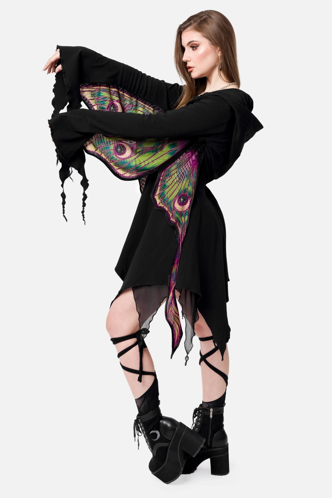 womens butterfly wings hoodie jacket