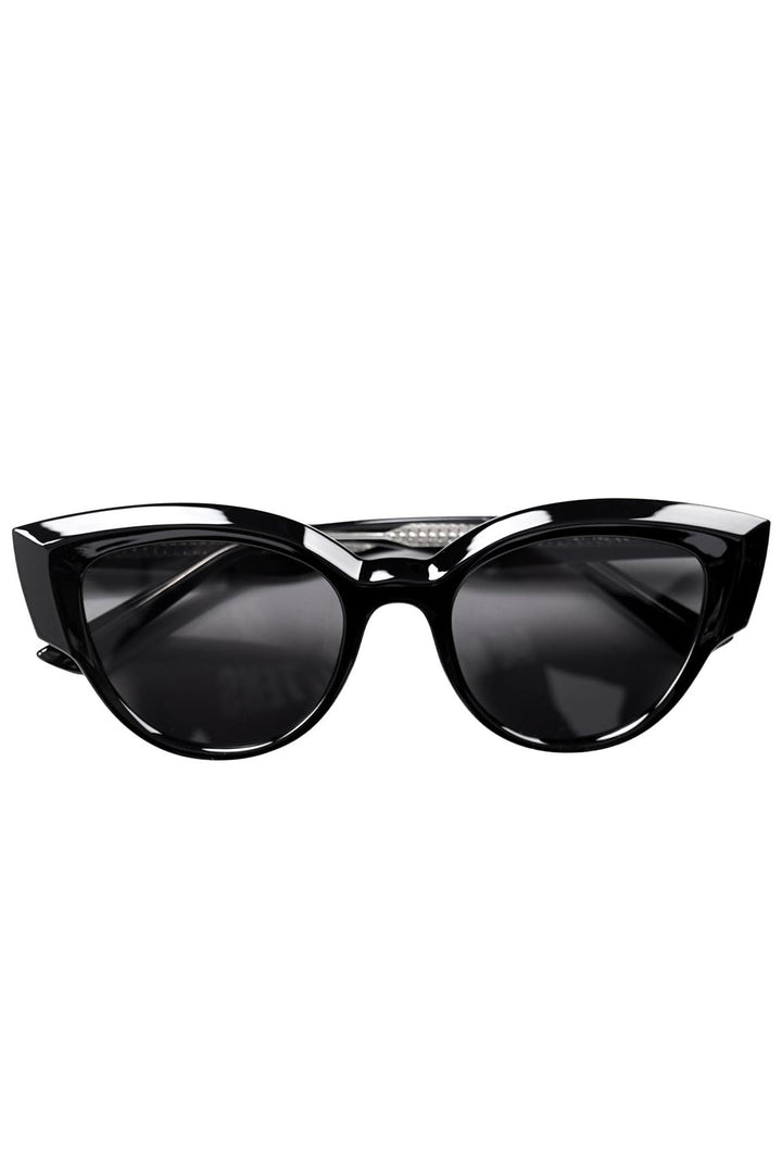 classic goth black cat eye sunglasses by foxblood