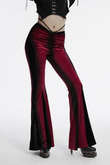 gothic flared pants