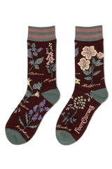 vintage goth cottagecore socks
