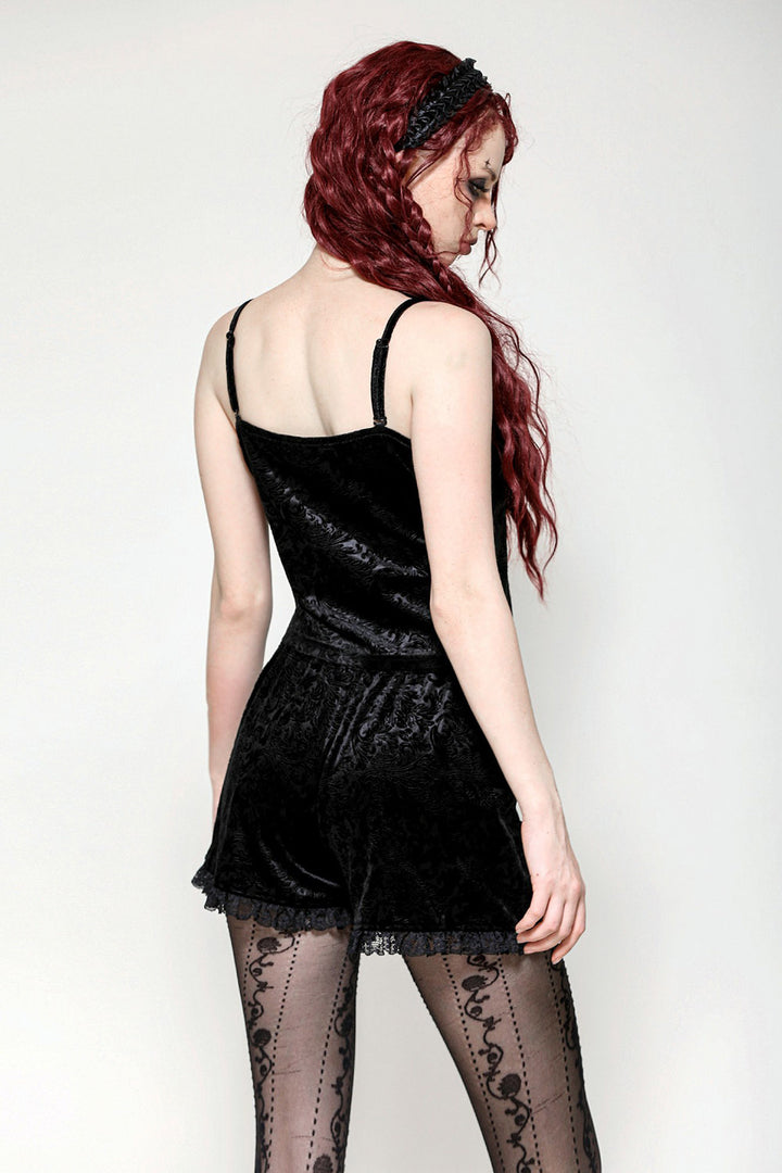 Dark Monarch Velvet Tank Top