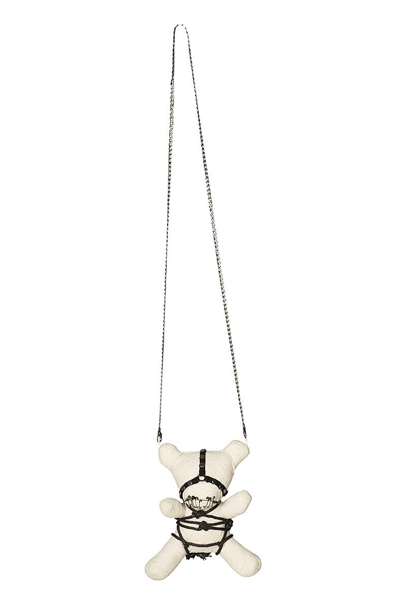 spooky gothic teddy bear purse