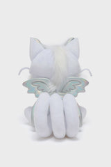 creepy cute kawaii white fairytale kitty cat stuffed animal toy