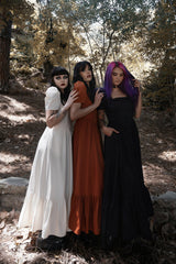 lively ghosts puff sleeve cottagecore dresses