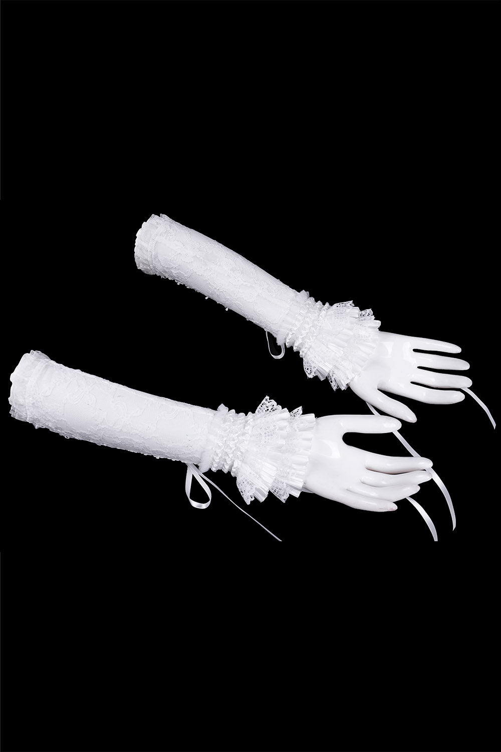 lace-up corset gloves