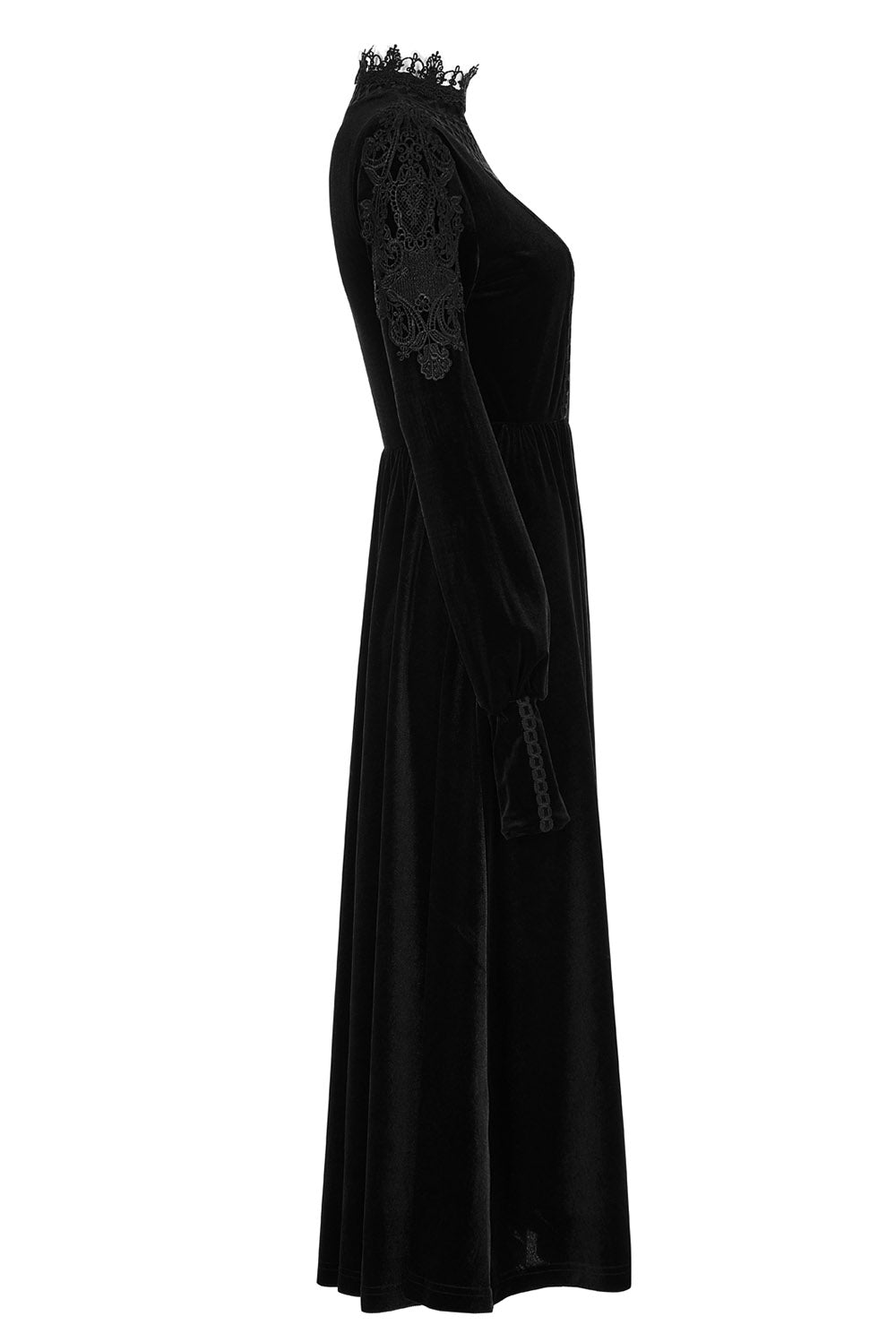 womens gothic embroidered dress