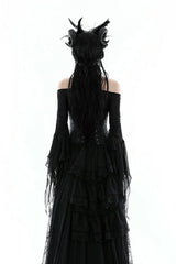 vintage goth witch blouse