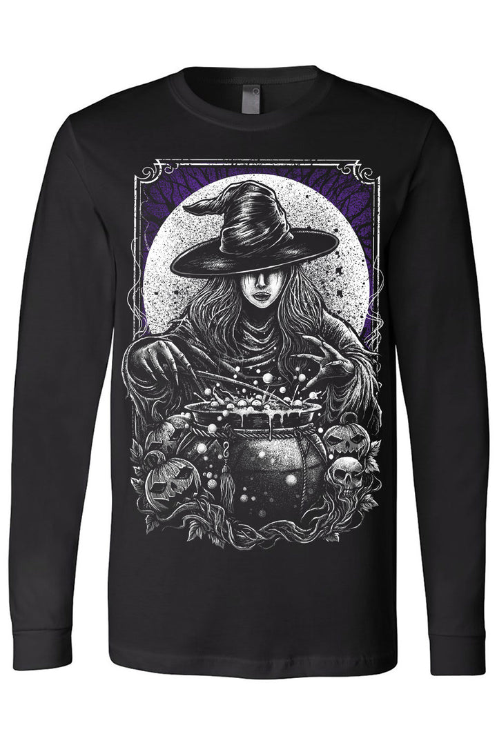 long sleeve witch shirt