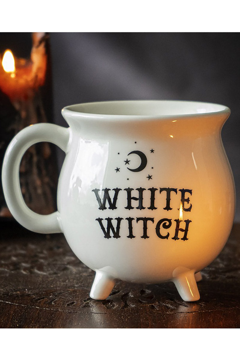 White Witch Cauldron Mug