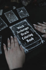 witchy coloring book by the pretty cult