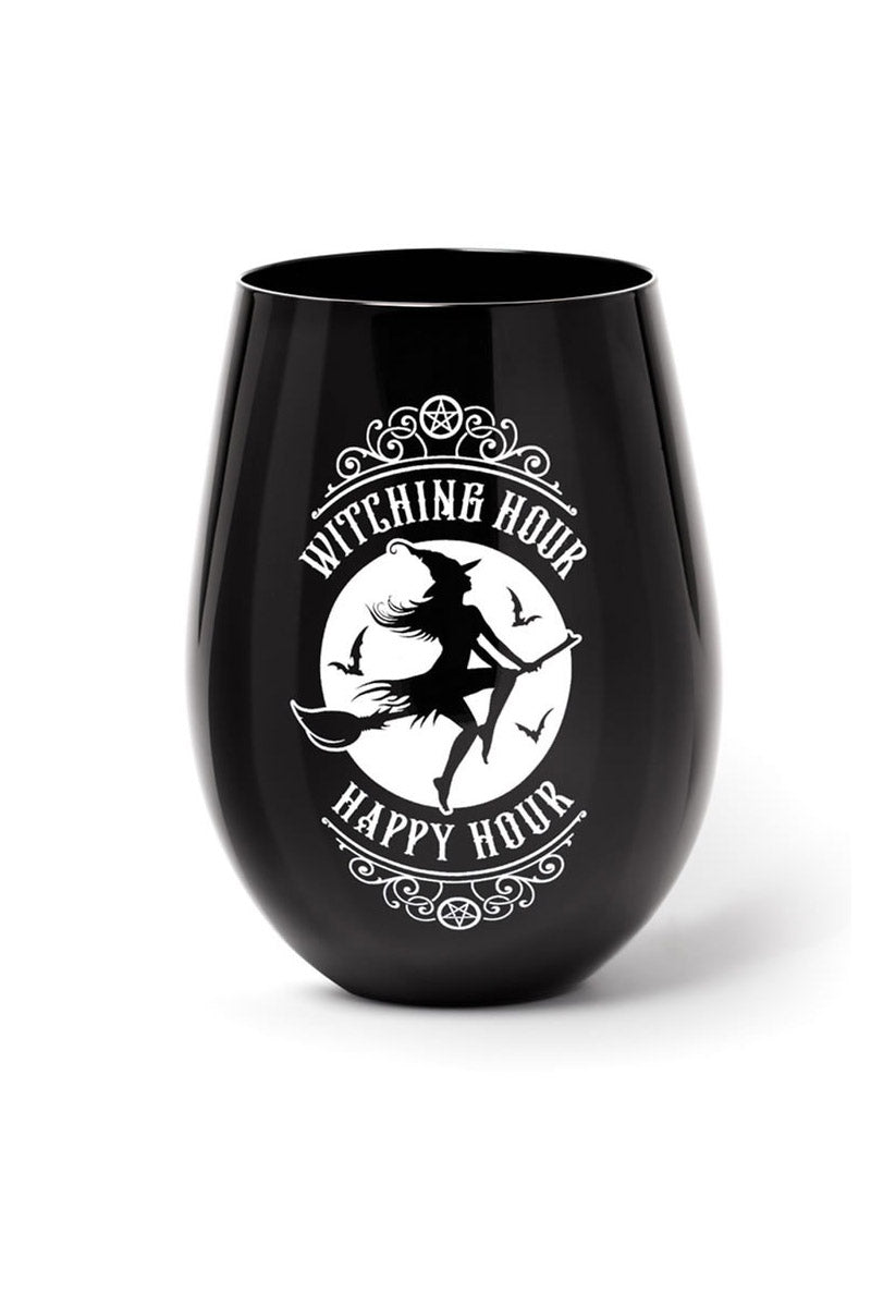 witch wine glass