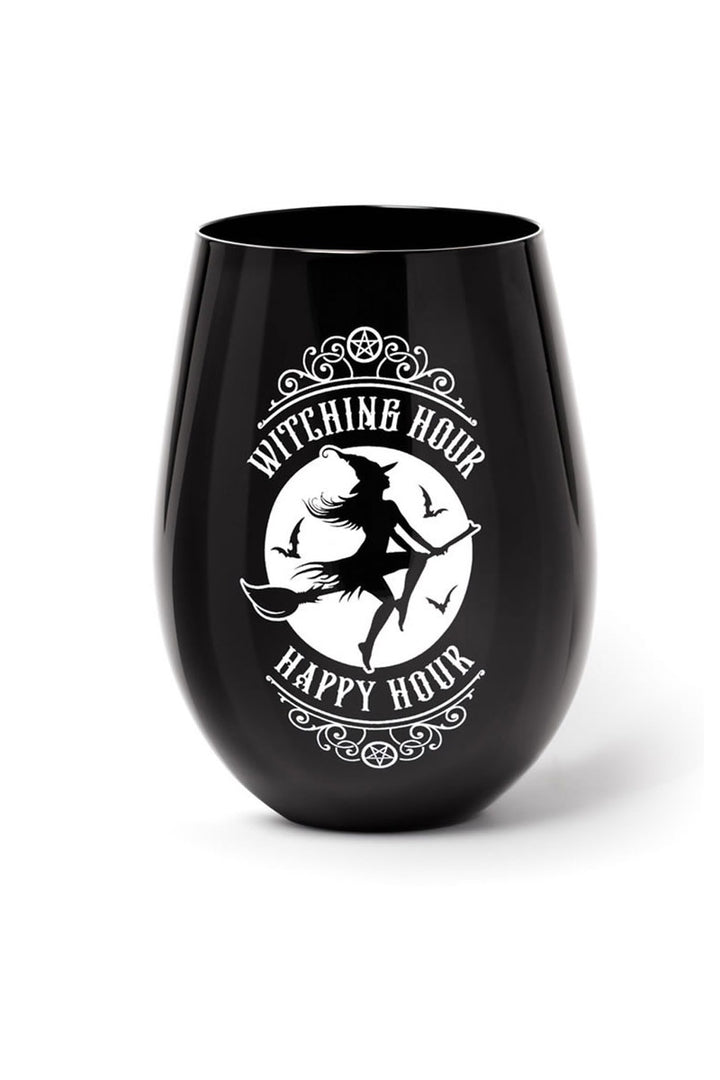 witch wine glass