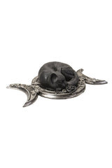resin triple goddess moon symbol figurine