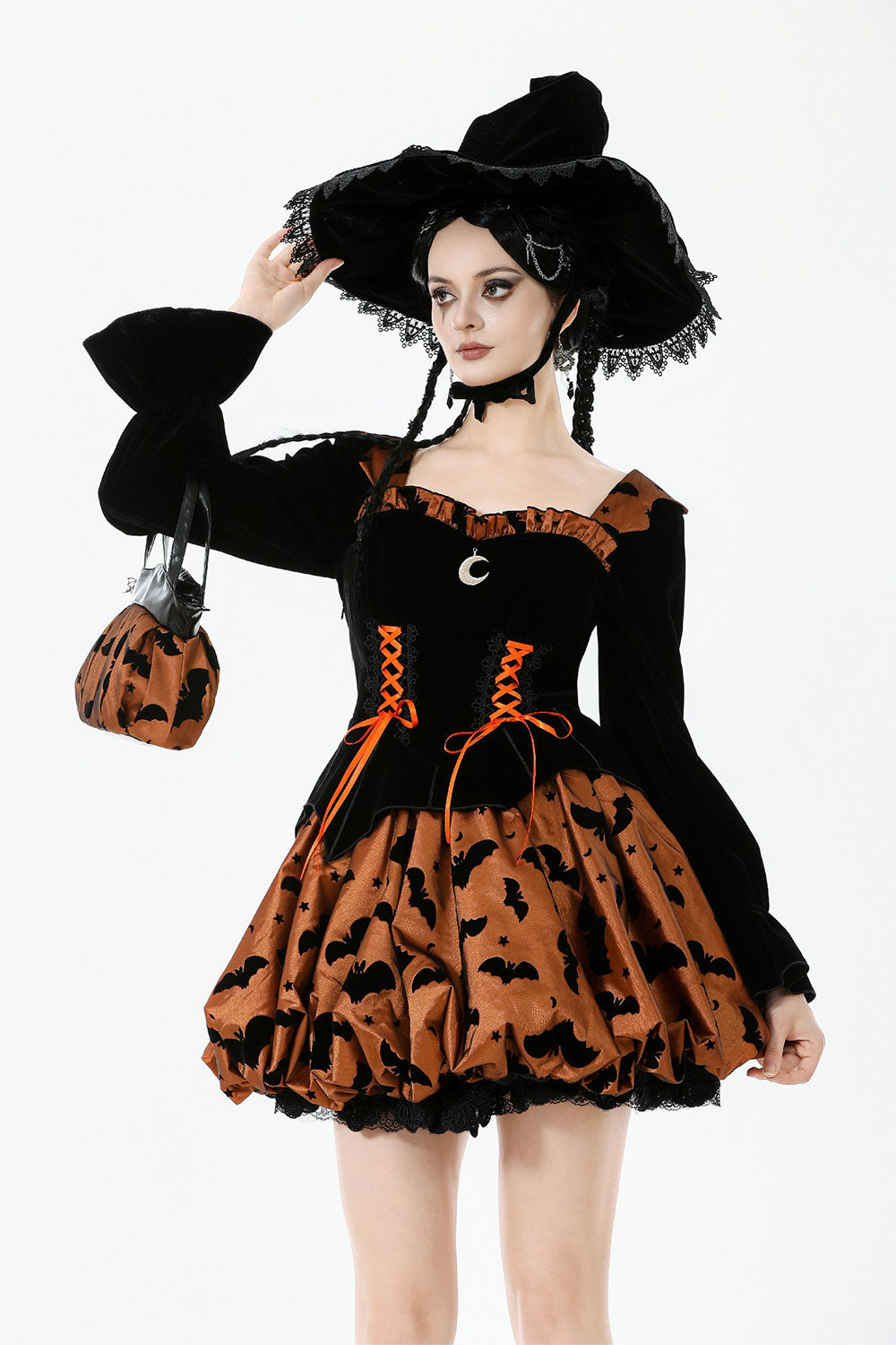 All Hallows Eve Pumpkin Patch Dress – VampireFreaks