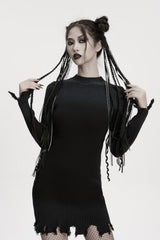 gothic faux hair