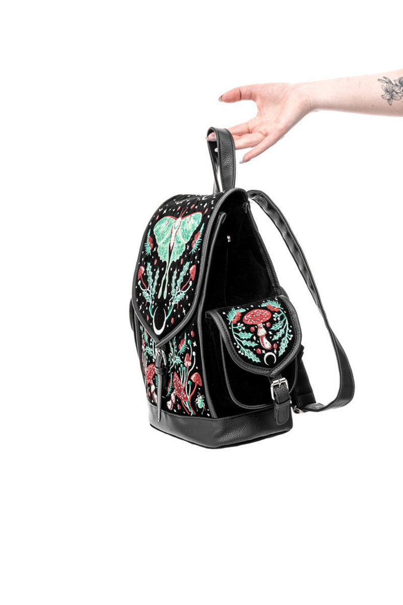 goth cottagecore backpack