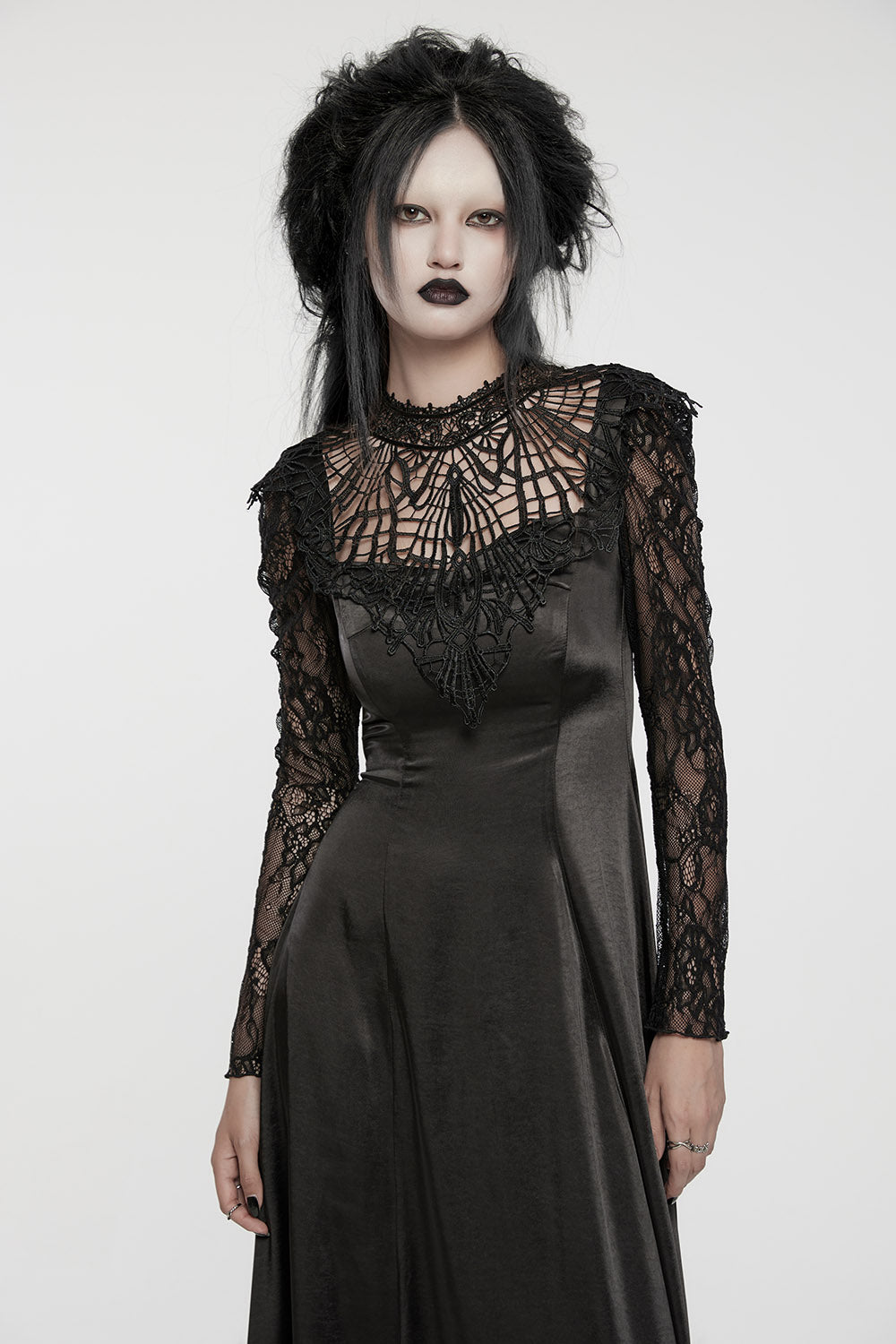 slim fit dress slacks Satin & Lace Gothic Gown (CLS) main image 1