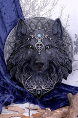 witchy wolf wall plaque 