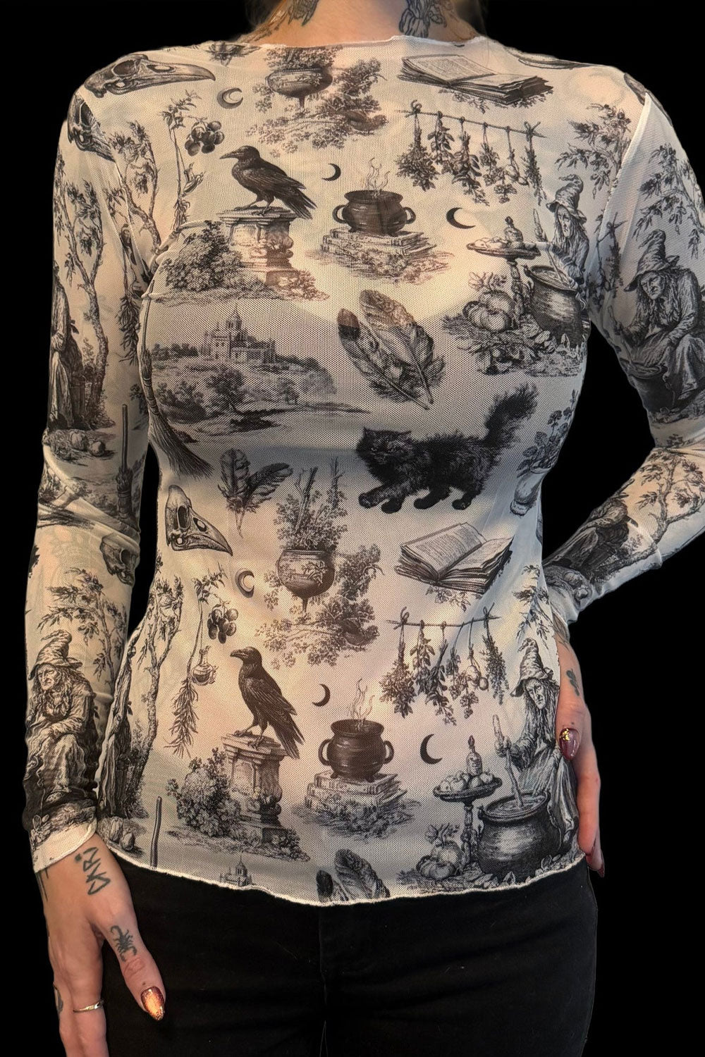 Womens witchcraft graphic top from Witchwood