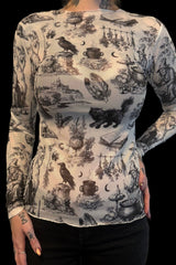 Womens witchcraft graphic top from Witchwood