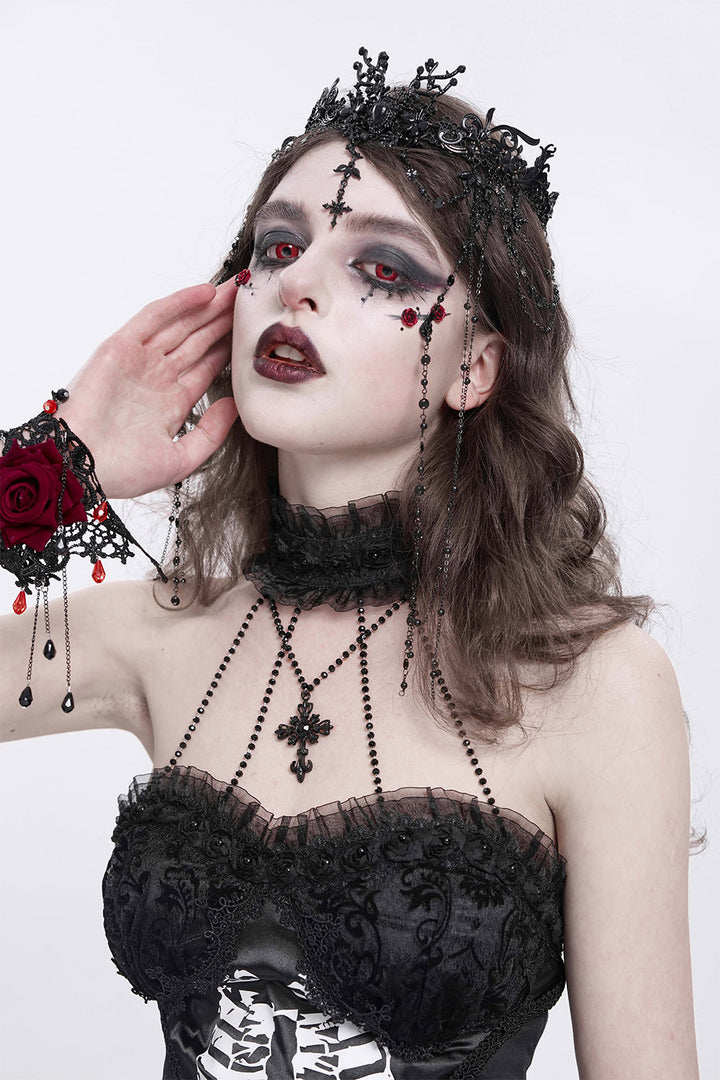 gothic dark witch crown