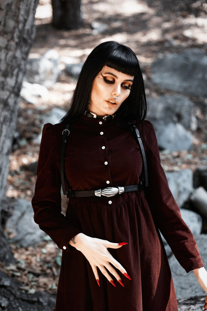 rustic gothic dress for women