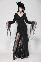 womens deep v-neck dress