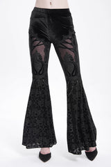 womens cutout witchy bell bottoms