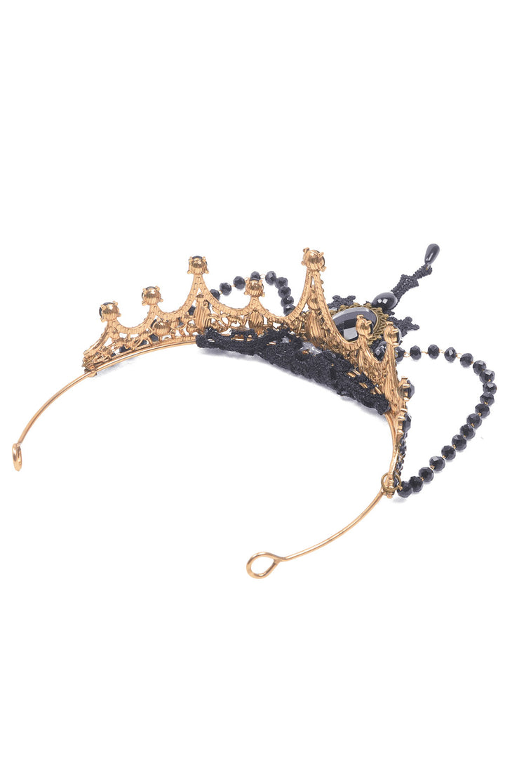 gothic gold crown by dark in love